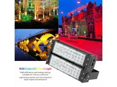 RGB Color - 100w outdoor LED Projector RGB remote LED flood lights